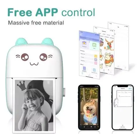 Adorable Portable Mini Bluetooth Printer